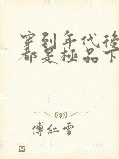 穿到年代后全家都是极品下载