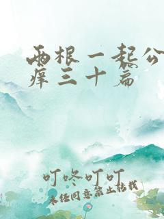 两根一起公憩止痒三十篇