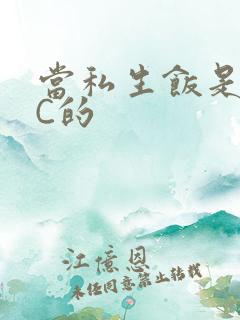当私生饭是要挨C的