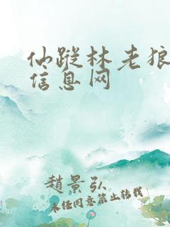 仙踪林老狼贰佰信息网