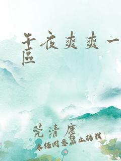 午夜爽爽一区二区