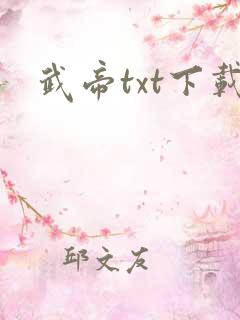 武帝txt下载