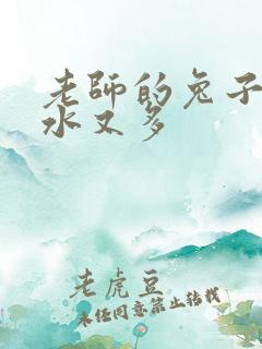 老师的兔子又软水又多