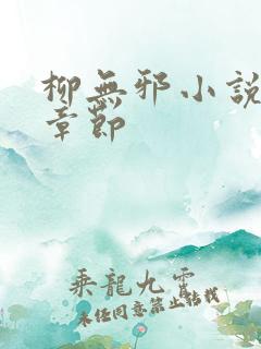 柳无邪小说最新章节