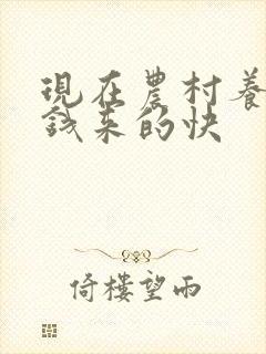 现在农村养啥赚钱来的快