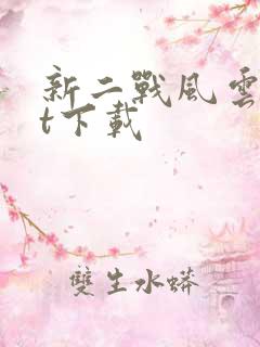 新二战风云txt下载