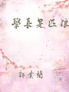 学长是匹狼