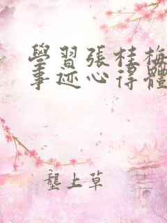 学习张桂梅教师事迹心得体会