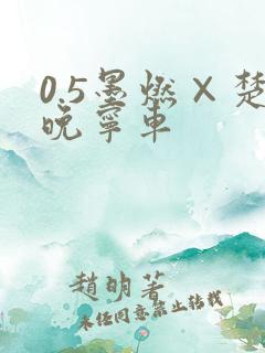0.5墨燃×楚晚宁车
