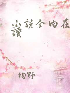 小说全肉在线阅读