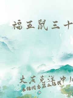 福五鼠三十六计