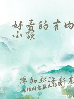 好看的有肉肉的小说