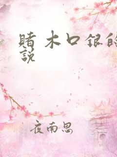 赌 木口银的小说