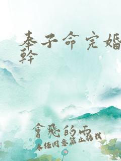 奉子命完婚 高干