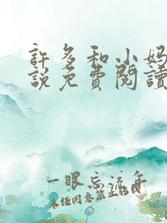 许多和小妈的小说免费阅读全文