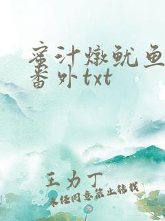 蜜汁炖鱿鱼全文番外txt