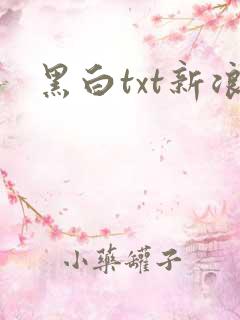 黑白txt新浪
