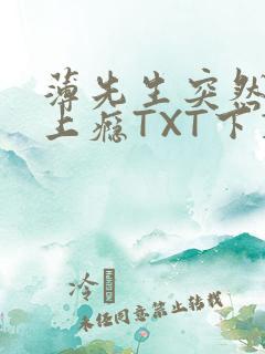 薄先生突然黏她上瘾TXT下载