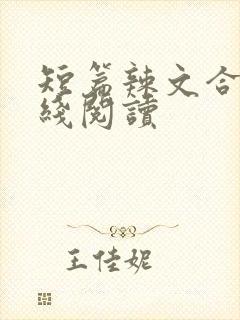 短篇辣文合集在线阅读