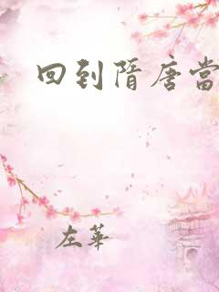 回到隋唐当皇帝