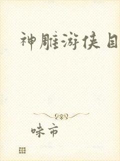 神雕游侠目录