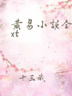 黄易小说全集txt