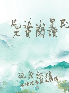 风流小农民全文免费阅读