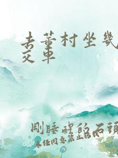 去董村坐几路公交车