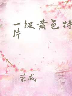 一级黄色特黄大片