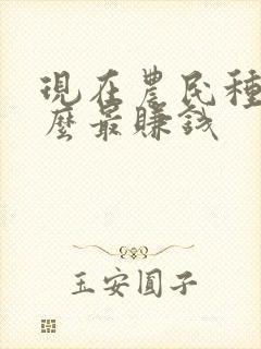 现在农民种植什么最赚钱