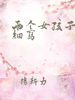 两个女孩子开车细写