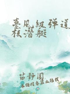 台风级弹道导弹核潜艇
