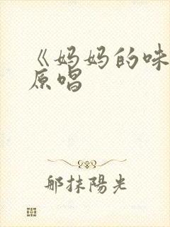 《妈妈的味道》原唱