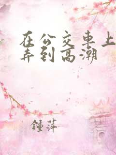 在公交车上被人弄到高潮