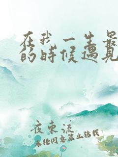在我一生最猥琐的时候遇见你