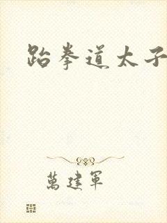 跆拳道太子妃