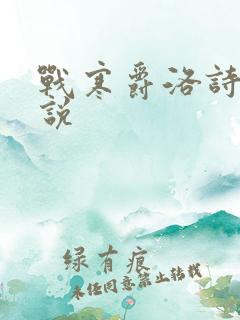 战寒爵洛诗涵小说