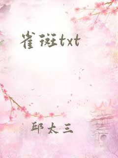 雀斑txt