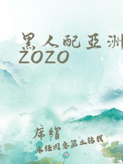 黑人配亚洲女人ZOZO
