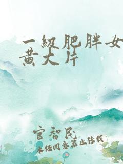 一级肥胖女人特黄大片