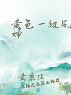 黄色一级风骚少妇