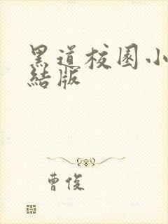 黑道校园小说完结版