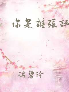 你是谁张译
