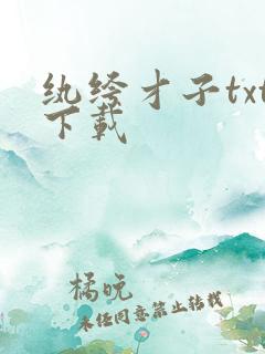 纨绔才子txt下载
