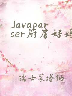 Javaparser厨房好妈妈