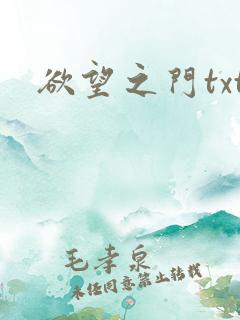 欲望之门txt