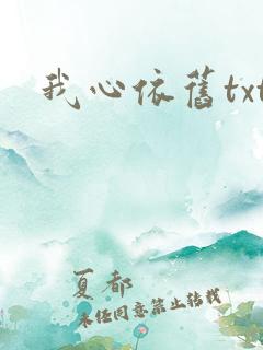 我心依旧txt