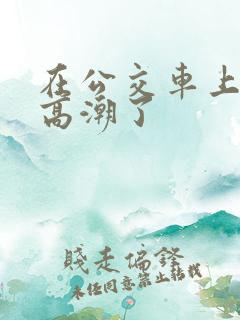 在公交车上被蹭高潮了