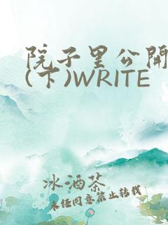 院子里公开惩戒(下)WRITE