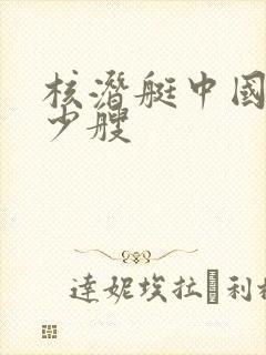 核潜艇中国有多少艘